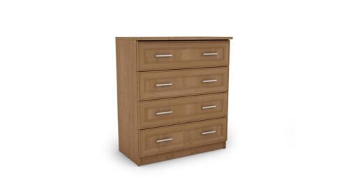 Compact chest of drawers with 4 drawers, 80 cm, Alder – NANO