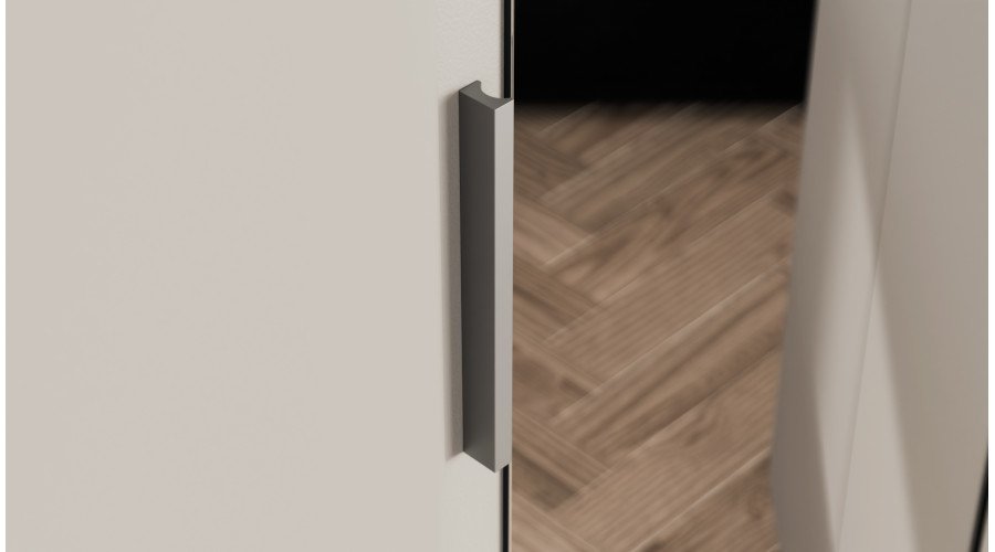 Modular corner wardrobe 270 cm, cashmere beige - MAX Premium set - Image 4
