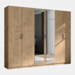 Modular wardrobe 270 cm, oak color, "Lancelot" - MAX Premium set