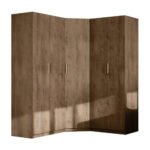 Modular corner wardrobe 270 cm Lefkas oak dark - MAX Premium set