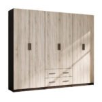 Modular wardrobe 260 cm Sonoma Light - MAX Premium set