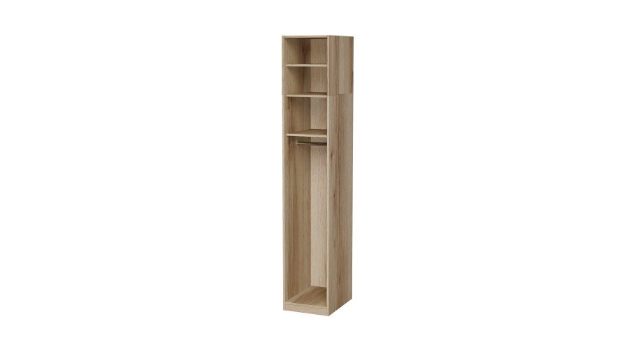 434 column with clothes rack and shelves - Image 2