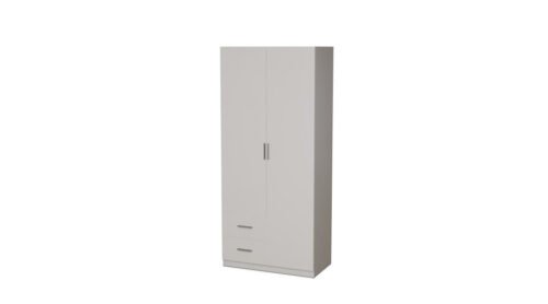 Modular wardrobe 100×225 cm with clothes rack, drawers and shelves – MAX Premium “C”