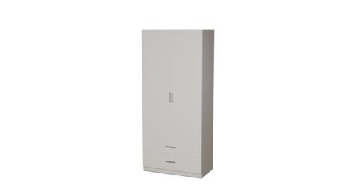 Modular wardrobe 100×225 cm with rod, drawers and shelves – MAX Premium “D”