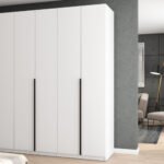 Wardrobe 240/240 - clothes hangers, internal shelves, external drawers