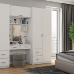 Wardrobe 255/210 - clothes hangers, internal shelves, spacious drawers, dressing table