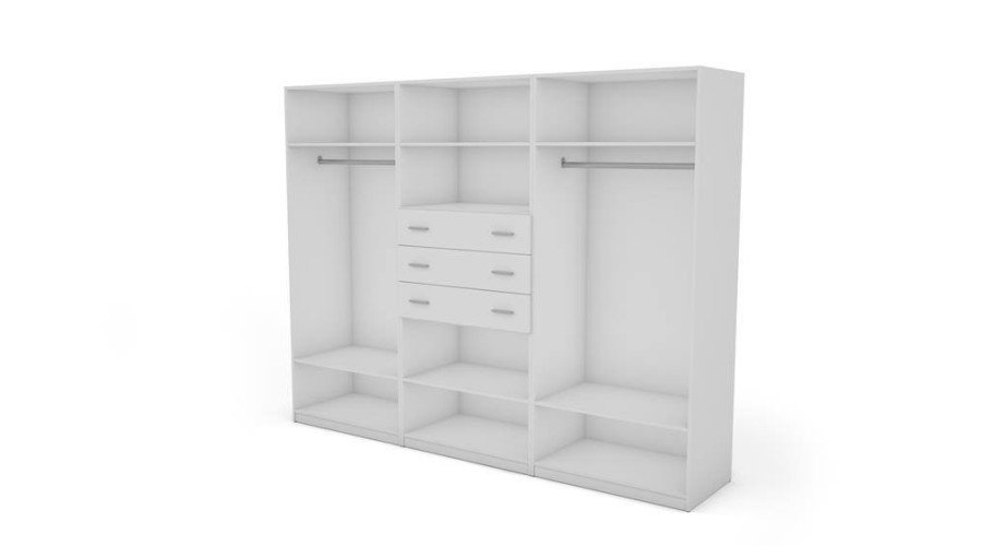 Wardrobe 270/210 - clothes hangers, internal shelves, external drawers - Image 2