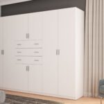 Wardrobe 270/210 - clothes hangers, internal shelves, external drawers