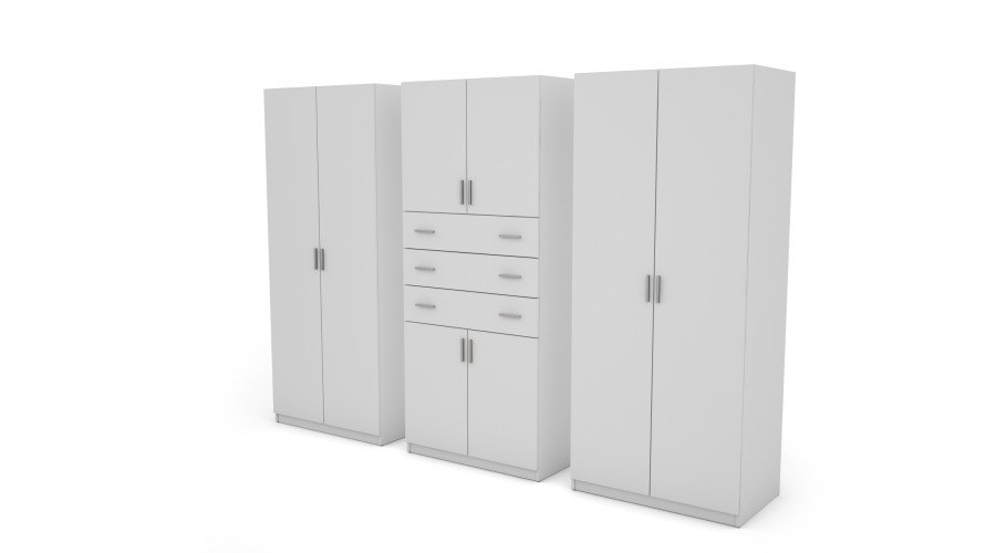 Wardrobe 270/210 - clothes hangers, internal shelves, external drawers - Image 3