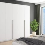 Wardrobe 282/230 - clothes hangers, internal shelves, spacious external drawers