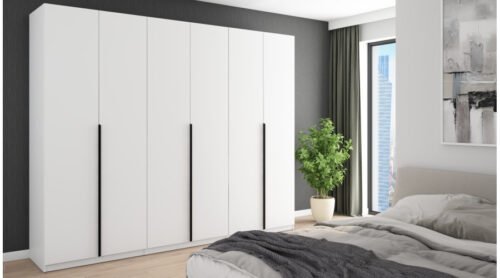 Wardrobe 282/230 – clothes hangers, internal shelves, spacious external drawers