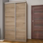Wardrobe 2D/130 - shelves, two hanger rods