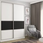 Wardrobe 2D/170 - clothes rack, pull-out shelves, clothes racks, drawers