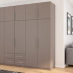 Wardrobe 300/240 - clothes hangers, internal shelves, spacious external drawers