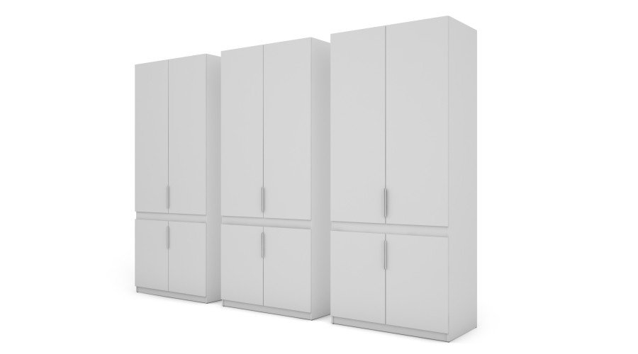 Wardrobe 310/240 - clothes hangers, internal shelves, internal drawers, mirror - Image 3