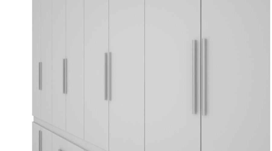 Wardrobe 320/230 - clothes rack, internal shelves, external drawers, mirror - Image 6