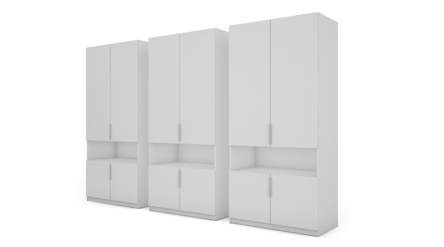 Wardrobe 330/230 - clothes rack, internal shelves, spacious internal drawers, niches with shelves - Image 3