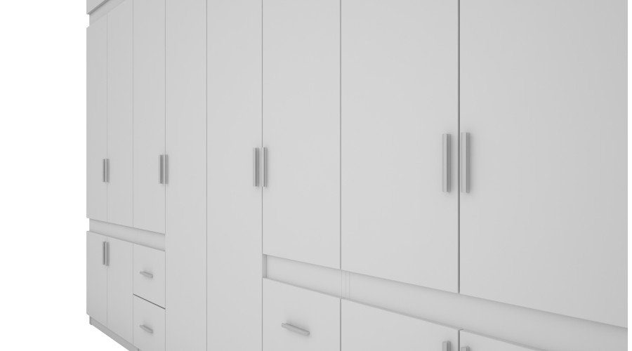 Wardrobe 340/240 - clothes hangers, internal shelves, spacious external drawers - Image 7