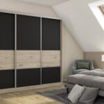 Wardrobe 3D/245 - pull-out shelves, drawers, hanging rails