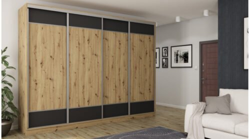 Wardrobe 4D/320 – drawers, shelves, clothes hangers