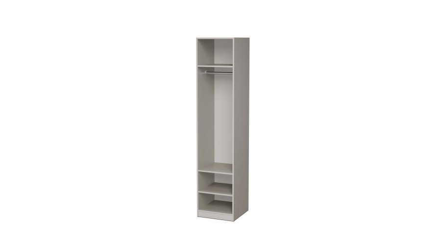 Modular wardrobe 50x225 cm with hanging rail and shelves – MAX Premium "D" - Image 2