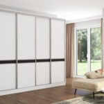 Wardrobe 5D/340 - hanger bars, pantograph, trouser, tie and belt hanger, drawers, many shelves