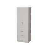 Modular wardrobe 80x225 cm with shelves and drawers – MAX Premium "M"