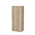 Wardrobe 90 with shelves and clothes hanger