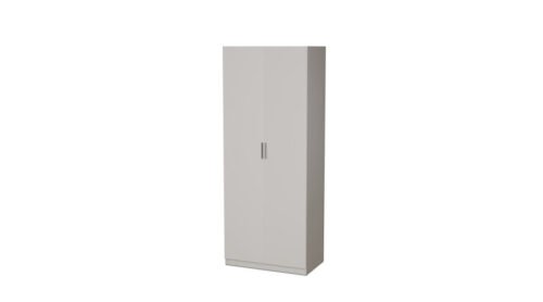 Modular wardrobe 90×225 cm with shelves and two clothes hangers – MAX Premium “G”
