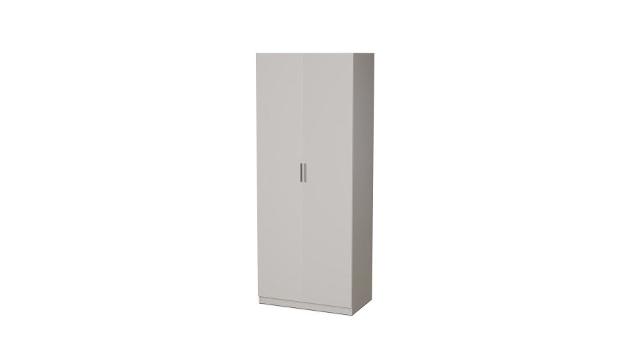 Modular wardrobe 90x225 cm with shelves and two clothes hangers – MAX Premium "G"