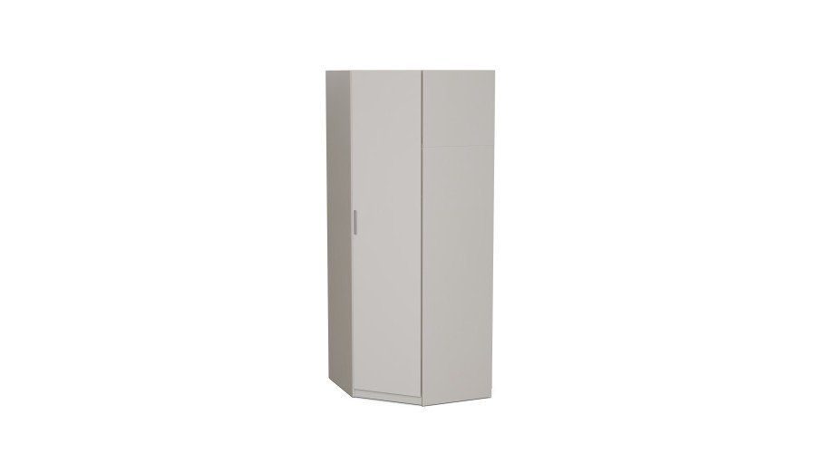Modular corner wardrobe 89x89x225 cm with shelves and rod – MAX Premium "A"