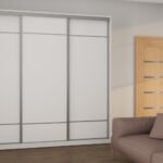 Sliding wardrobe 3D/230 - hangers, baskets, shelves