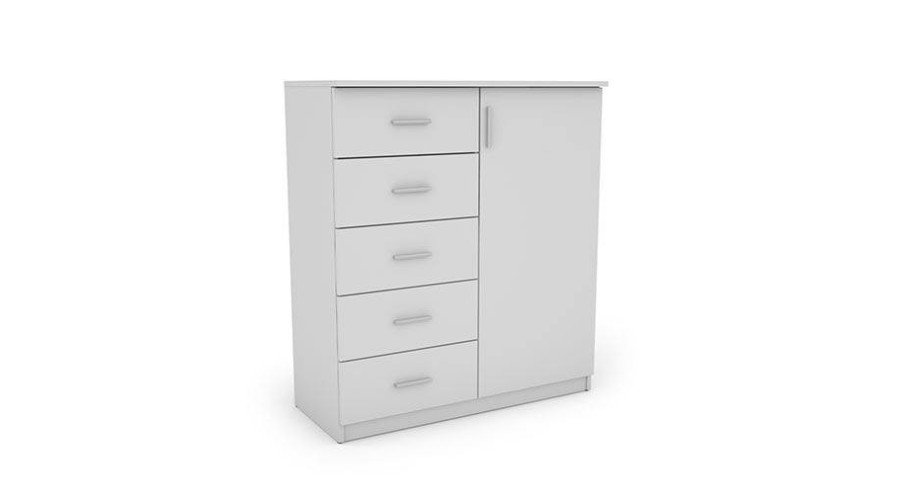 Narrow chest of drawers with 100 cm cabinet, Biel – SIENA