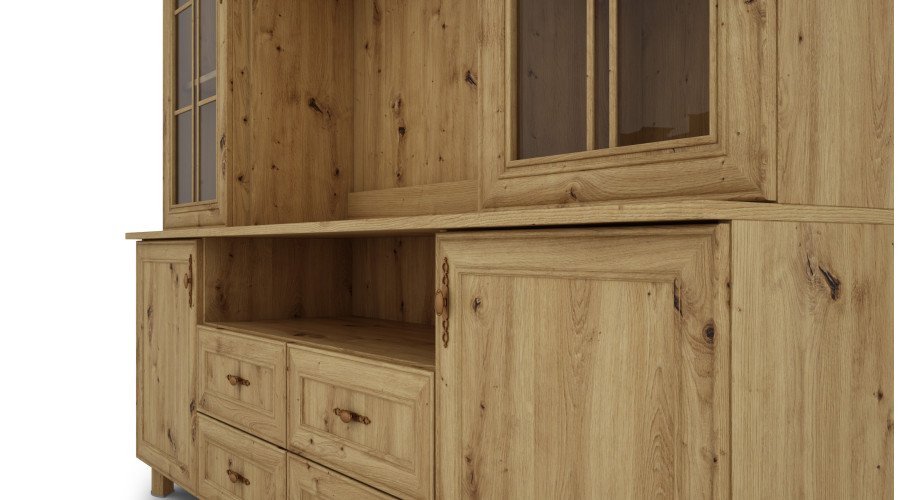 TV cabinet with space for a 200 cm TV, Dab Artisan – SIGNAL - Image 3