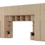 Modern bedroom furniture with wardrobe and Tip-On system – Jula