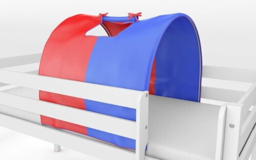 Tunnel for bunk bed blue red small