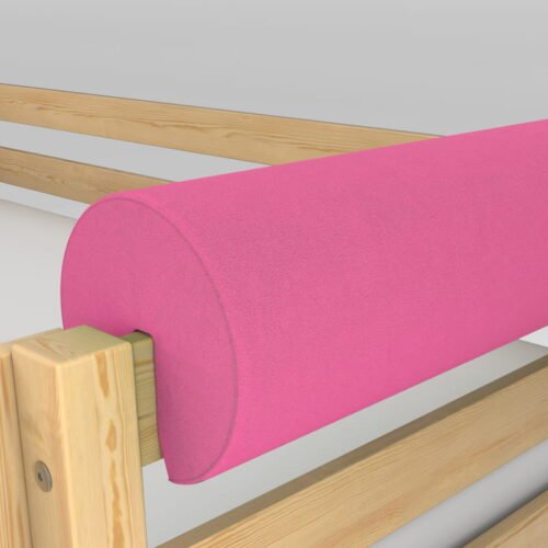 Pink bed protector pillow