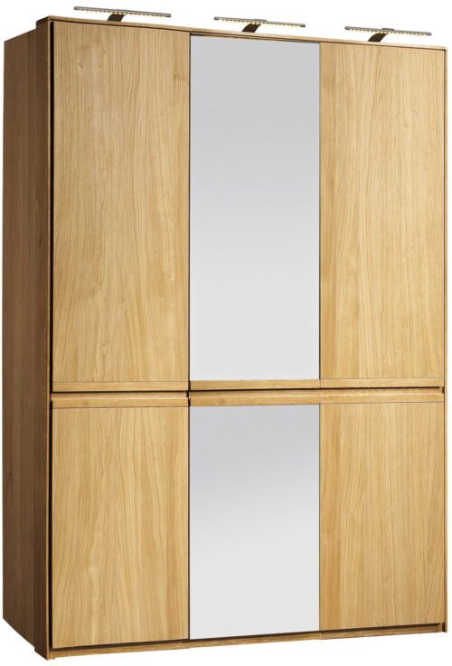Three-door oak wardrobe Atlanta
