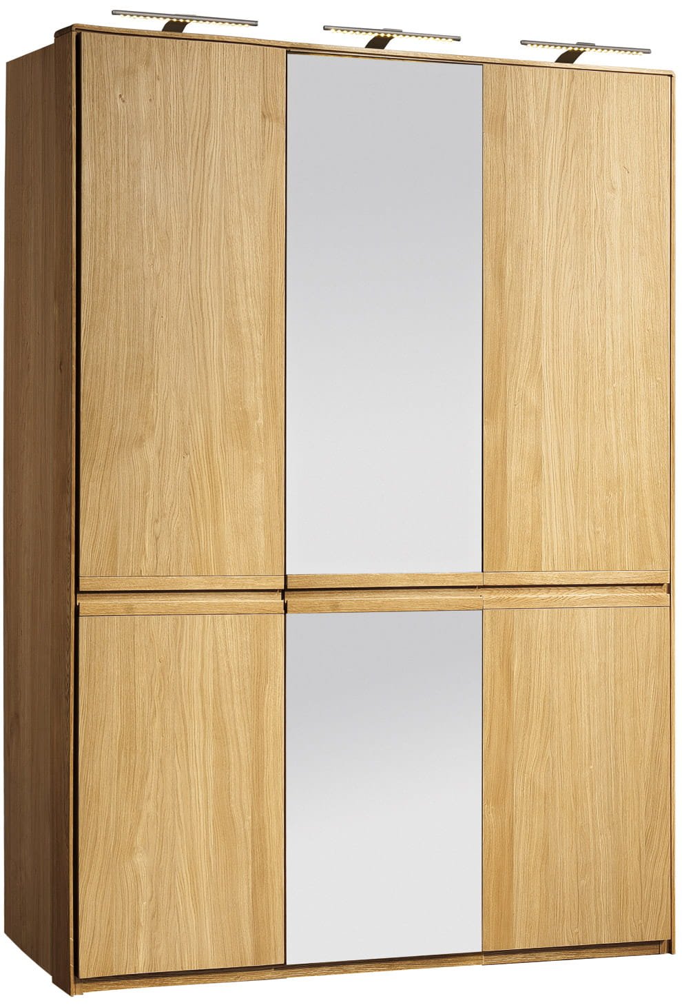 Three-door oak wardrobe Atlanta