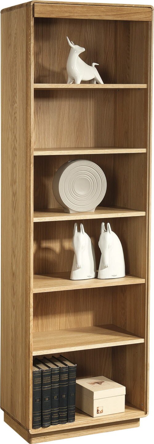 Oak bookcase with Atlanta shelves