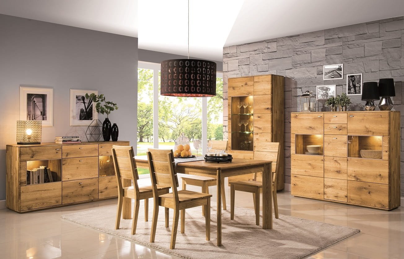 Oak table 160(240)x90 Denver - Image 5