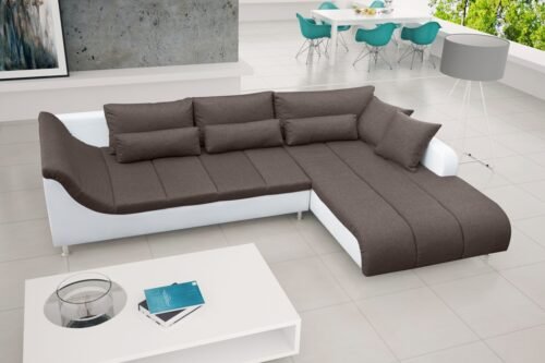 Axe non-folding corner sofa