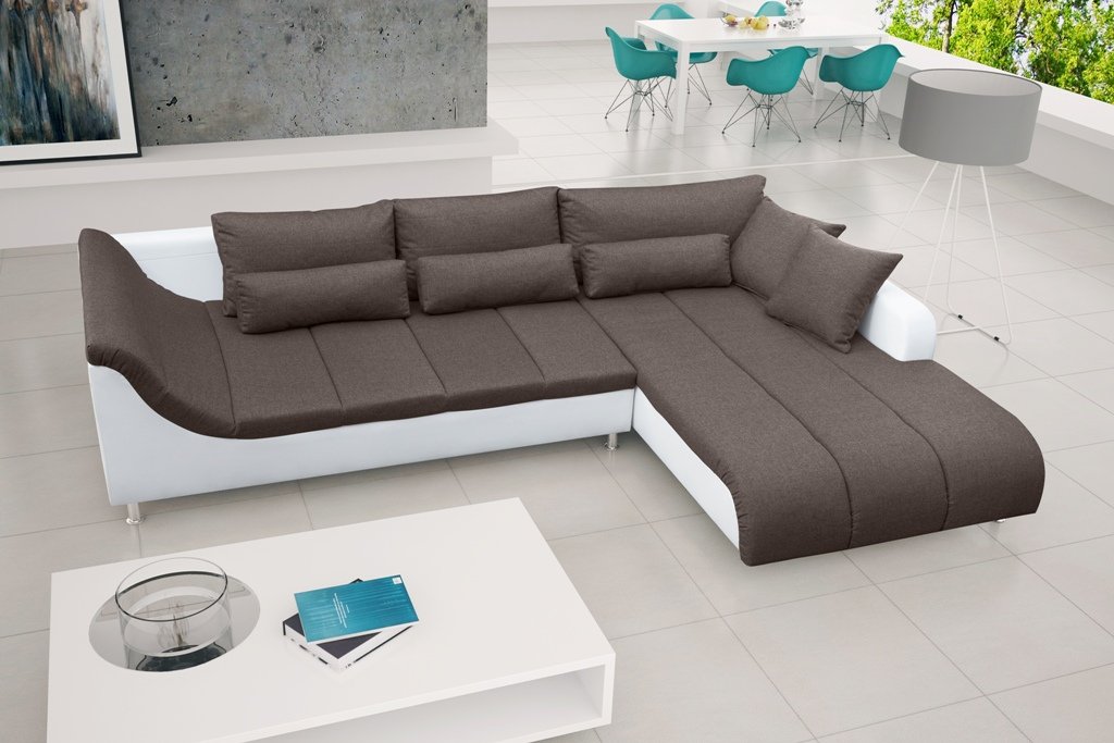 Axe non-folding corner sofa