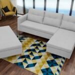 Areo non-extendable corner sofa + Gr0 pouf
