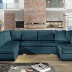 Folding corner sofa with cushions Argent U Gr0