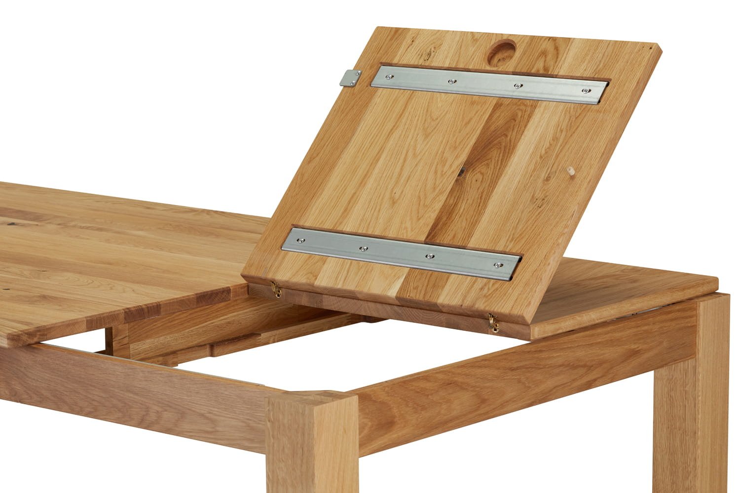 Extendable oak table BORNHOLM 180(230)x90 - Image 5