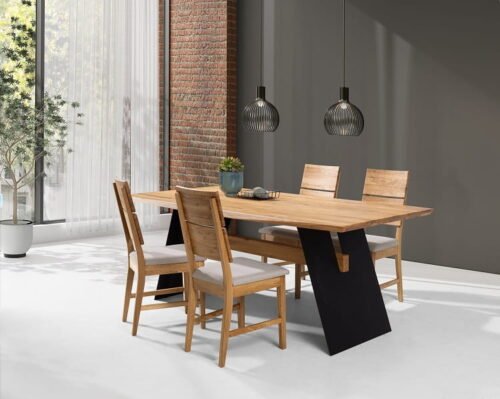 Oak panel table MODENA 200×100