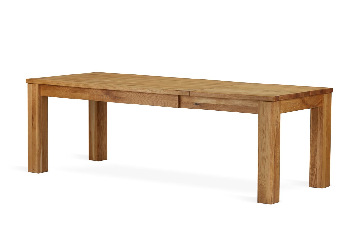 Anton extendable oak table 160(230)x90 natural oak - Image 5