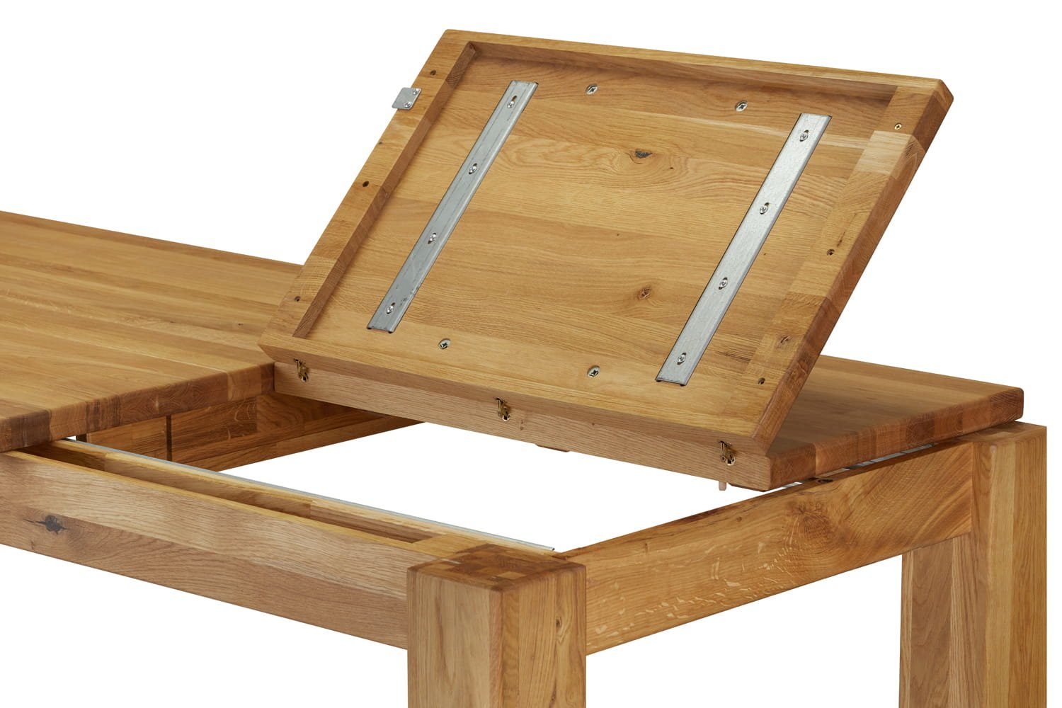 Anton extendable oak table 160(230)x90 natural oak - Image 3