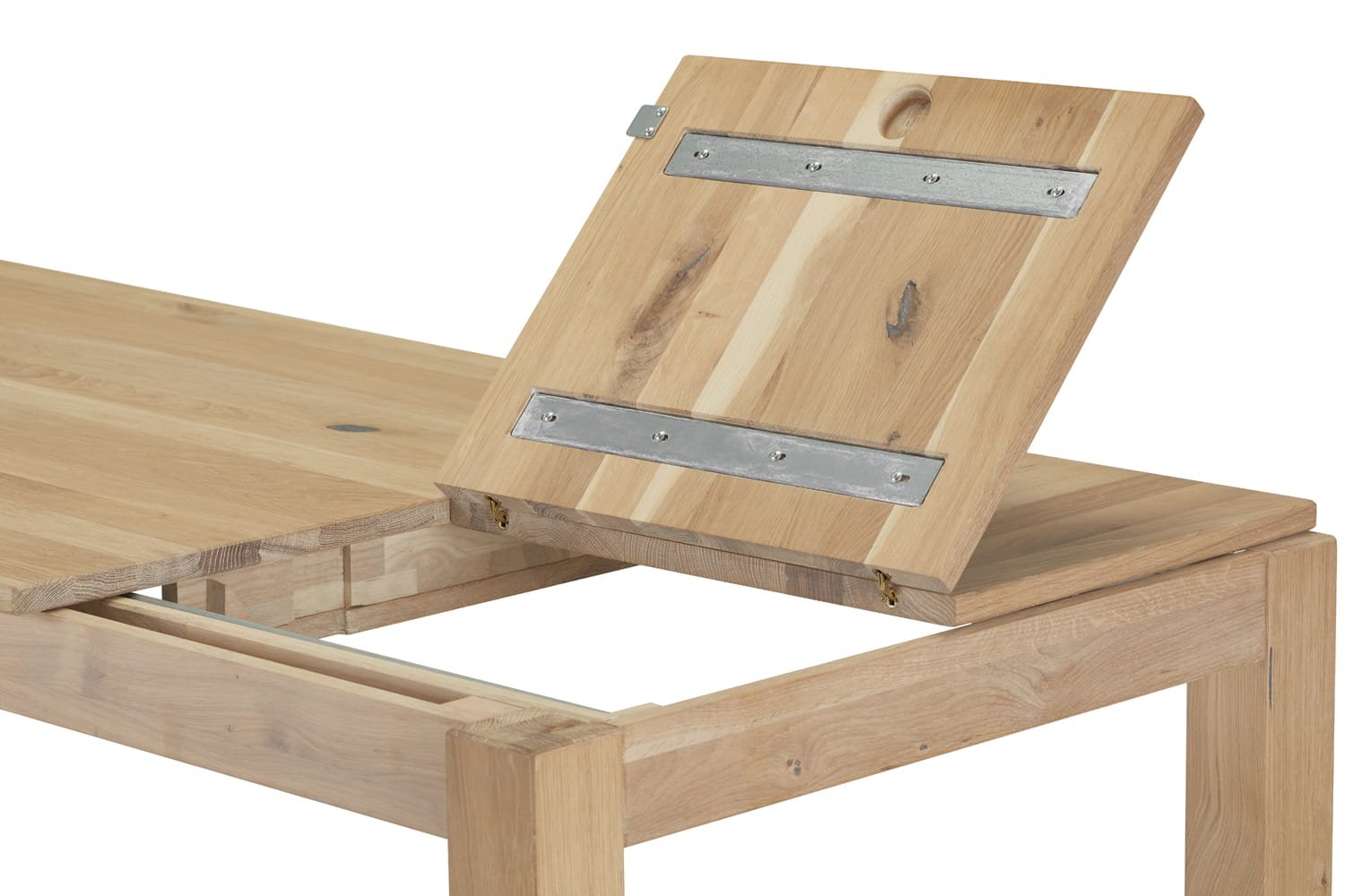 Extendable table, Sonoma oak, BORNHOLM, 180(230)x90 - Image 4
